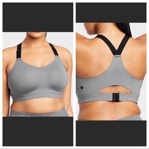 All in Motion grey adjustable sports bra